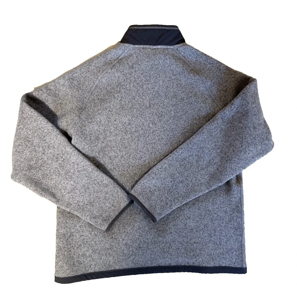 The North Face Men's Quarter Zip Grey Gray Pullover Sweater Warm Cozy Sz‎ Medium